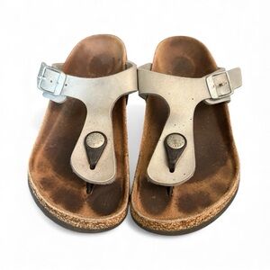 Birkenstock kids Silver and Brown Sandals